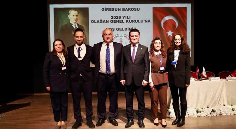 Giresun Barosu’nda Karademir yeniden başkan seçildi