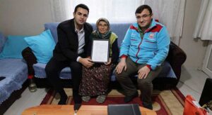 Çanakçı Kaymakamı Özdemir’den yaşlılara ziyaret
