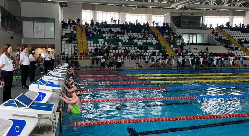 Giresun’da 232 sporcu havuzda yarıştı