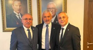 Giresun’un eski ve yeni il başkanları Ankara’da buluştu!