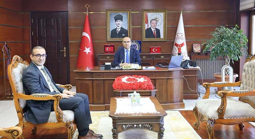 Patates soruşturması sonrası atanan Hasar, Vali Koç’u ziyaret etti
