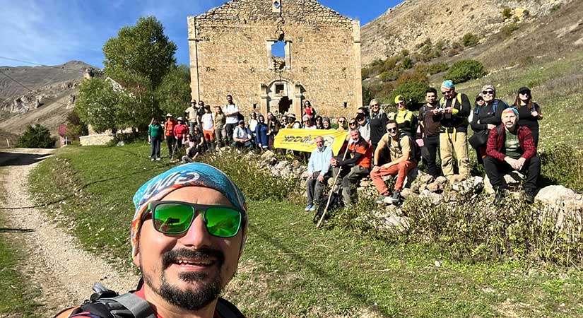 GİDOSK Gümüşhane’de 10 kilometrelik parkurda geçmişin izini sürdü
