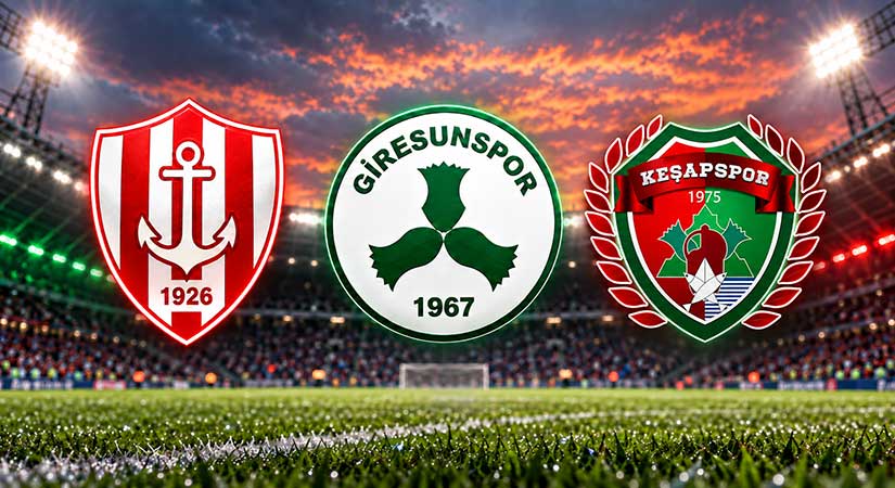 Giresunspor, Keşapspor ve Bulancakspor’un rakipleri belli oldu