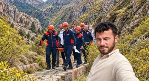 Kayıp işçinin cansız bedeni kayalıkların dibinde bulundu