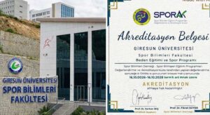 Giresun Üniversitesi’ne SPORAK’tan iki yıllık akreditasyon!